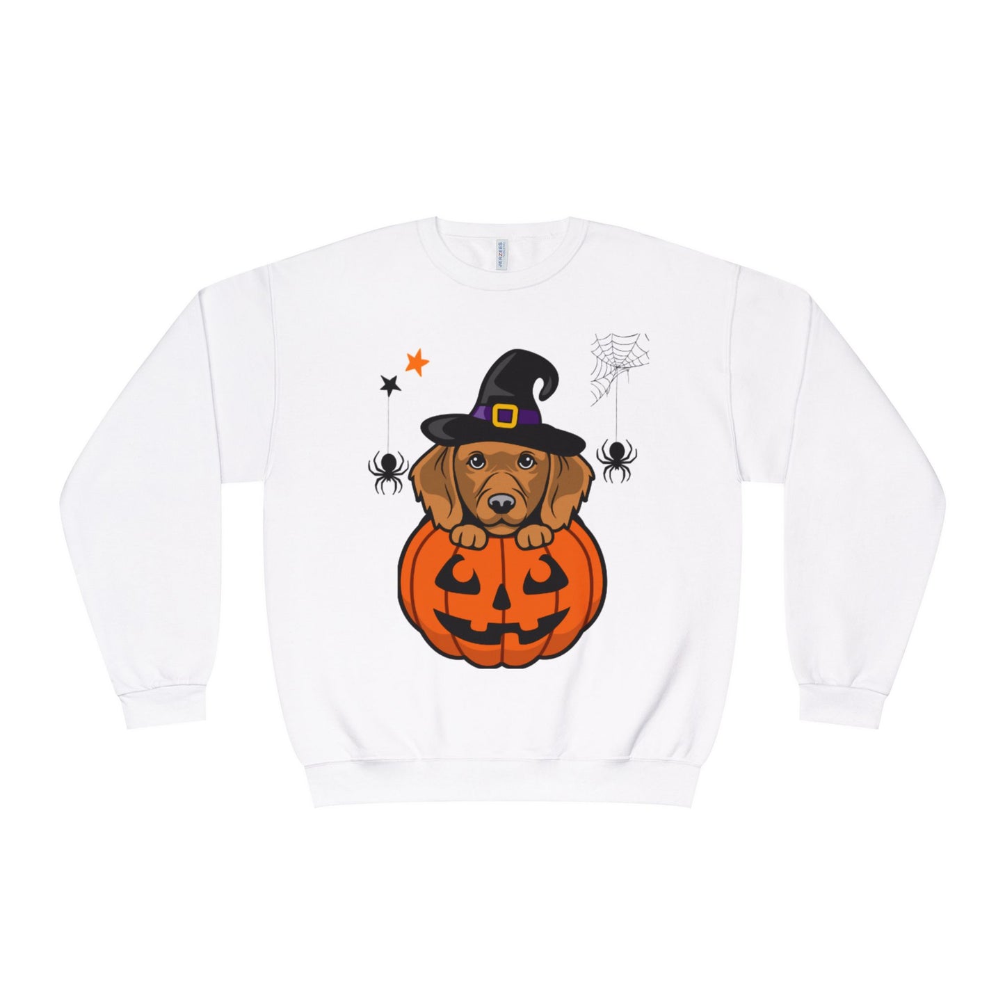 Halloween Puppy Sweatshirt - Cute Halloween Sweater, Pumpkin Sweater