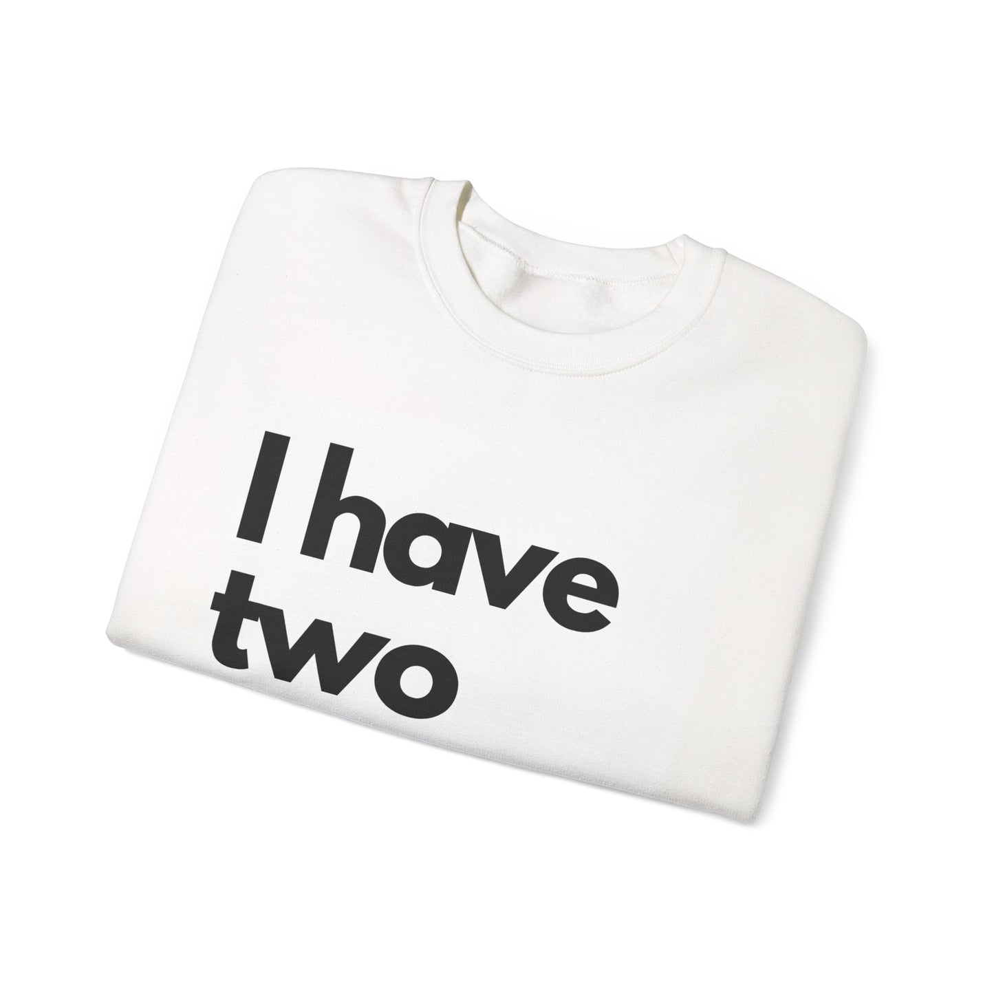 I Have Two Names-Mama-Heavy Blend™ Crewneck Sweatshirt