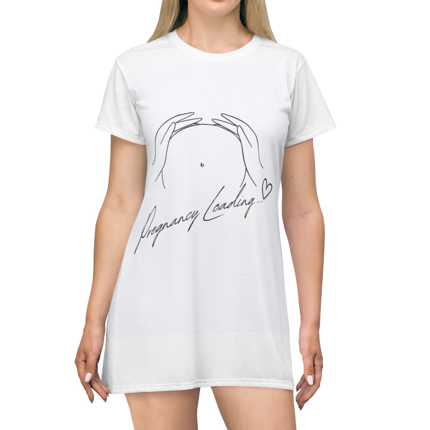 T-Shirt Dress-Pregnancy Loading ...